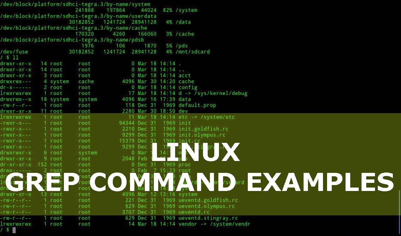 How to use the grep command in Linux with examples 