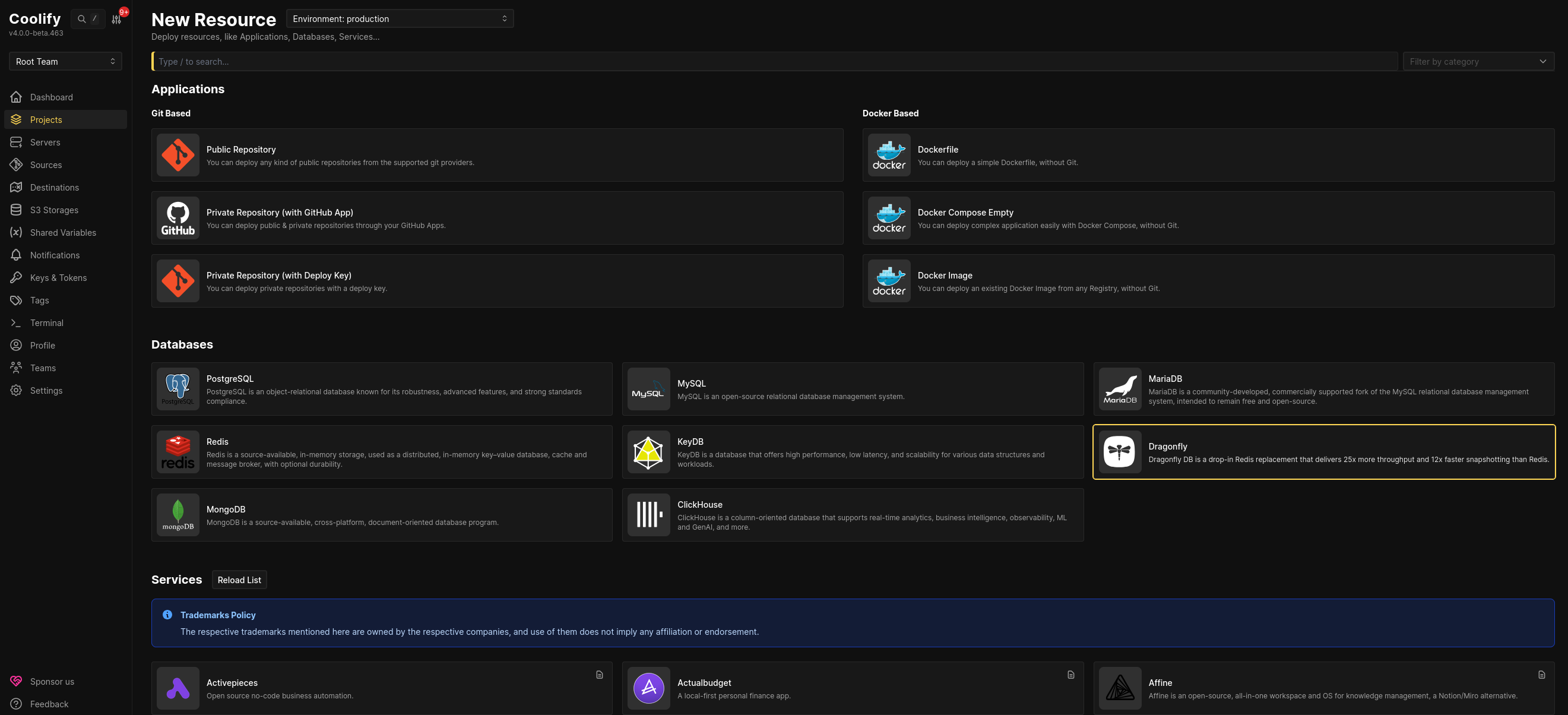 One click install cheap Coolify VPS